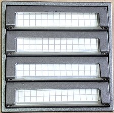 Siedle 4-fach Klingeltaster