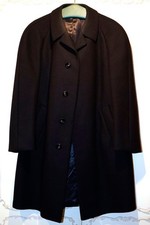 Wollmantel Herrenmantel blau