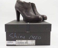 Alberto Fermani Damen Stiefel Stiefelette Shine Antracite 39 grau zweifarbig B65