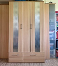 Gäste-,Jugendzimmer/ Ahorn mit blau/ silber 