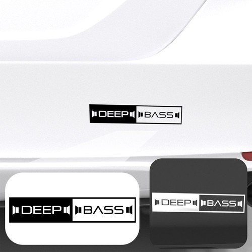 Dekor aufkleber deep bass - dekor,