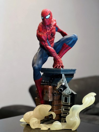 Custom spider man statue - statue,
