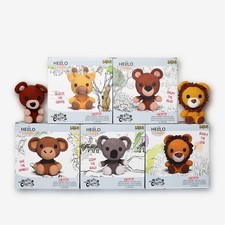 Safari Tier Häkelset Konvolut - 5x Amigurumi DIY Bastelsets Geschenkset UVP 75€