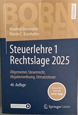 Steuerlehre 1 Rechtslage 2025  Bornhofen - Gratisversand