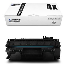 4x Eurotone Eco Toner f�r HP