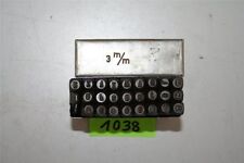 Schlagbuchstaben 3 mm Einschlagbuchstaben Schlagstempel A-Z Punzen