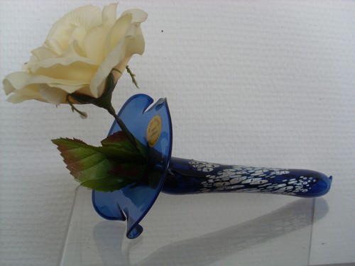 Rosenvase liegevase lauscha - rosenvase,