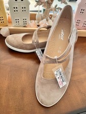 NEUE Gabor Leder Riemchen Ballerinas 90€ UVP Gr. 38,5 beige