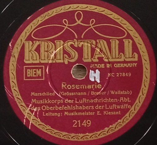 Marsch musikkorps rosemarie - marsch,