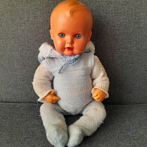 Alte schildkröt babypuppe - alte,