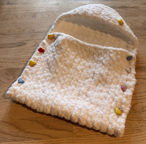 Schlafsack gestrickt für