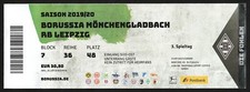 Ticket | 2019/20 | Borussia Mönchengladbach - RB Leipzig | Bundesliga