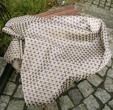 Stoffrest, Möbelstoff, Polsterstoff, Dekostoff, braun/ beige, 1,16 m x 1,42 m