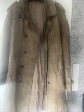 Brauner Vintage Ledermantel 70er Jahre