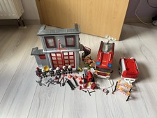 Playmobil Rescue Feuerwehr Mega Set 9052 Ohne OVP Gebraucht