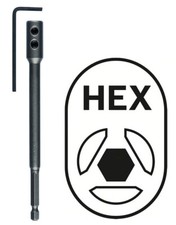 Hawera Bosch 1/4" Verlängerung Sechskantschaft Flachfräsbohrer Self Cut 152 mm