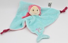 ♥ Toy Place Schmusetuch Meerjungfrau Kuscheltuch Schnuffeltuch Nixe türkis ♥