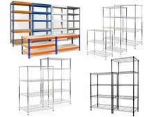 Steckregal Schwerlastregal Kellerregal Metallregal Büro Regal | RIESEN AUSWAHL