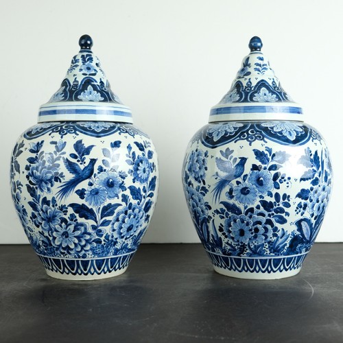 Delfter blaues paar vasen - blaues,