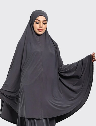 Graues burka hijab - graues,