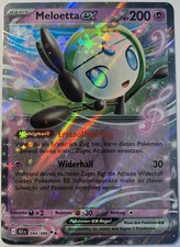 Pokemon Meloetta ex | Deutsch 044/086 Schwarze Blitze | Near Mint