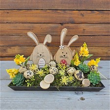 längliches Ostergesteck in