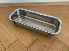 Metallwanne Instrumentenschachtel 2 Halterungen Labor Praxis Klinik OP Zubehör