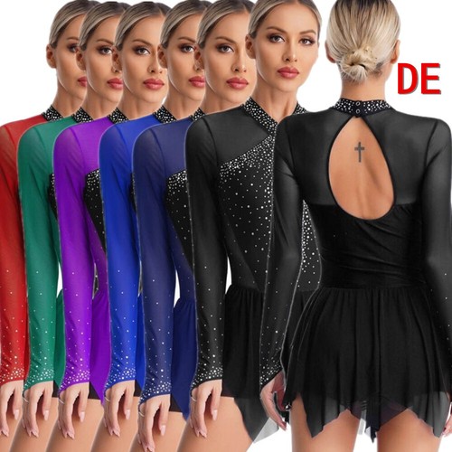 Damen langarm ballettkleid - damen,