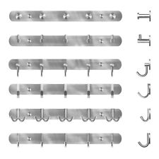 Kleiderhaken Garderobenhaken Edelstahl Wandgarderobe Garderobe Hakenleiste Haken