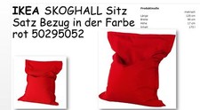 IKEA SKOGHALL BEZUG für SITZ