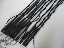 10 Stück Longiergerte Longierpeitsche durchgehend Fiberglaskern 160 cm schwarz