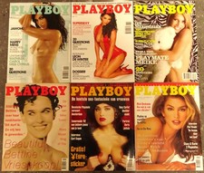 Playboy NL Dutch 6 Hefte 1992