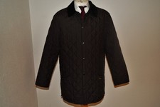 BARBOUR   leicht   Herren   Steppjacke  Gr. M   Eskdale  schwarz  lang