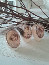 vintage Ostereier 3 er Set