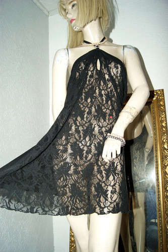 Spitzen negligee nachthemd - spitzen,