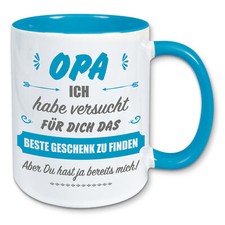 Tasse für Opa das beste Geschenk von mir Kaffeebecher 