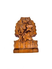 Verziertes Taschenuhr Etui Holz