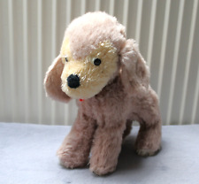 Alter Hund Kuscheltier 32 cm Vintage Stofftier Plüschtier mit Draht