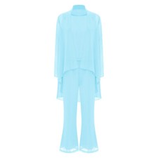 DE Damen Tank Top Cardigan Lange Hosen Stilvoll Partyanzug Abend Front Öffnen