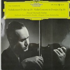 David Oistrach Tschaikowsky Violinkonzert Deutsche Grammophon LP-5786
