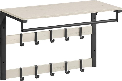 Vasagle wandgarderobe mit - vasagle, wandgarderobe,