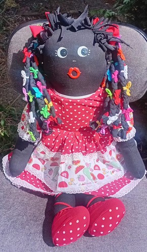 Hübsche alte schwarze puppe - schwarze,
