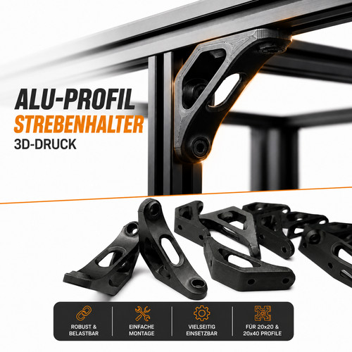 Aluprofil strebenhalter - aluprofil,