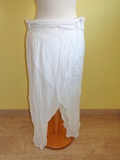 leichte Baumwollhose made in Italy Wickelhose Gr M weiß kit