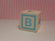 Mein kleines Pony G1 Zubehör - Holzwürfel blau B aus der Baby Stube