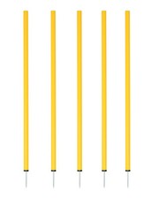 5 x Slalomstange Trainingsstange 100 cm mit ø 32 mm 3 Farben Agility