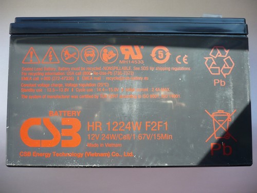 Batterie csb 1224wf2f1 - csb, hr