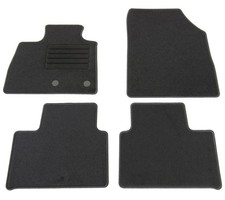 Fußmatten Set für Renault Scenic IV 2016- Autoteppiche mit 100% Passform Schwarz