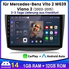 Apple Carplay Autoradio GPS Für Mercedes Benz W639 Vito Viano W906 Sprinter W169