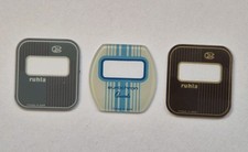 3 x Glas /Zifferblatt  Ruhla